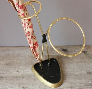 Antique Design Umbrella Stand With Gold Plated Rack Umbrella Bucket Ideal Indoor Home Decoration Lobbies Accessories <b>Supplies</b> - Product Image 4