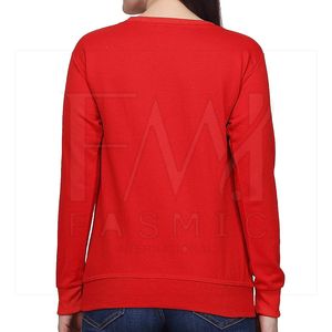 Sudaderas Personalizables para Mujer, Manga Larga, Cálidas, Ecológicas, Transpirables, Lisas, Holgadas, Todas las Tallas, Logotipo Personalizado, de Lana - Product Image 3