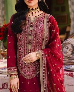 Robe de travail formelle pour femmes de qualité exceptionnelle moderne 2025-2026, dernier modèle de salwar kameez en coton pour les fêtes 01205 - Product Image 5