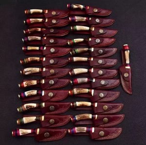 LOTE DE 20 piezas de la mejor calidad, cuchillos de caza Skinner de acero de Damasco hechos a mano, regalo para tus amigos cazadores. - Product Image 6