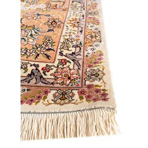 Alfombra Gulmarg de Lana y Seda Anudada a Mano con Patrón de Medallón Rojo y Naranja para el Hogar, Pasillo y Dormitorio, Alfombra Rectangular para Habitación -Pae-4929 - Product Image 4