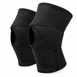 Menics OEM/ODM Genouillère de soutien réglable, respirante, pour la course, le soulagement de la douleur, le fitness en extérieur et la protection de la rotule - Product Image 5