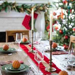 Support de bougie de Noël de luxe fait à la main, porte-bougie décoratif pour la décoration de la maison et des hôtels, décoration intérieure fabriquée par Zahid Exports en Inde - Product Image 4