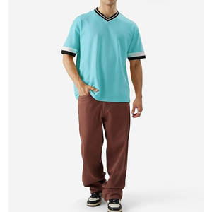 เสื้อยืดผ้าแคนวาสผู้ชายโอเวอร์ไซส์ผ้าฝ้ายระบายอากาศได้สินค้ามาใหม่ชุดออกกำลังกายลำลองสีพื้นพิมพ์ลายดิจิตอลสั่งผลิตได้100% - Product Image 5