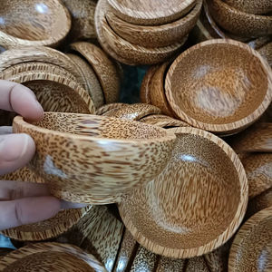 Vietnam Factory <b>Bamboo</b> Bowls Polished Technique Extra Large Wooden Spoon Set Engraved Logo Kitchenware Dinnerware Decorative Use - Product Image 1