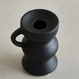 <b>Black</b> High Quality Candle <b>Holder</b> Stylish Decorative Table Accent Modern Centerpiece for Living Room Bedroom and Dining - Product Image 2
