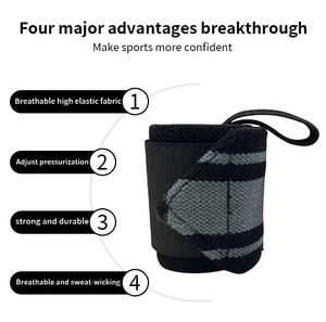 Muñequeras Deportivas de Alta Elasticidad, Unisex, de Algodón, para Crossfit, Protector de Palma con Presilla para el Pulgar, para Levantamiento de Pesas - Product Image 6