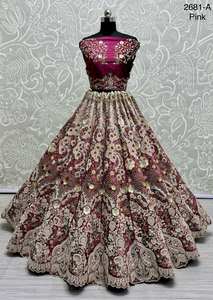 Designer Lehenga Choli Avec Séquence Et Zircon Diamant - Product Image 4