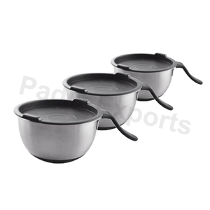 Cuenco medidor de Oliva de acero inoxidable antideslizante hecho a mano con mango elegante duradero resistente a la oxidación para Cocina Casera moderna - Product Image 1