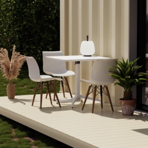 Chaise de salle à manger contemporaine en plastique Laser VX pour la maison, le bar et la cave à vin - Product Image 4