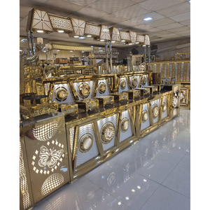 Custom Personalized Wedding Counter Layout | LED <b>Buffet</b> <b>Table</b> | Themed Catering Stall | Luxury Event Display Stand Setup - Product Image 1