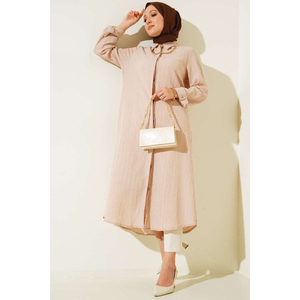 Nouvelle saison vêtements islamiques modestes pour femmes robe Abaya d'hiver caftan tunique Dubaï mode musulmane fabrication turque Options de grande taille - Product Image 4