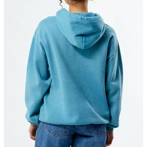 เสื้อฮู้ดฮิปฮอปสำหรับผู้หญิงและผู้ใหญ่แขนยาวมีฮู้ดเซ็กซี่ลำลองสีพื้นทรงหลวมแฟชั่นใหม่ - Product Image 3