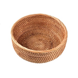 Handmade Decorative Round <b>Rattan</b> <b>Storage</b> <b>Basket</b> Luxury New Latest Design Exported From India - Product Image 6