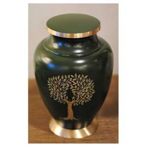 Urnes en aluminium bleu de haute qualité pour cendres humaines Fabricant de pots de crémation funéraires pour adultes Inde - Product Image 1