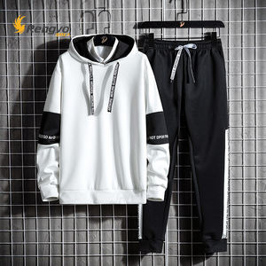 Conjunto Deportivo para Hombre, Talla Grande, Sudadera con Capucha y Pantalones, Moda Casual de Otoño-Primavera 2021, Transpirable - Product Image 6