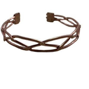 Bracelet manchette en cuivre fait main pour femme, style festival de la ville de Berber, collection décembre 2025, pour l'Andorre - Product Image 3