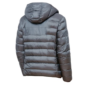 Customized Lightweight Men's Puffer <b>Jacket</b> with Hood Winter <b>Packable</b> down Coat - Product Image 4