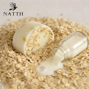 Jabón Facial <span class=keywords><strong>y</strong></span> Corporal de Marca Privada NATTH, Jabón para el Cuidado de la Piel, Blanqueador, Antiacné, Orgánico, Hecho a Mano con Leche de Cabra, <span class=keywords><strong>Avena</strong></span> <span class=keywords><strong>y</strong></span> <span class=keywords><strong>Miel</strong></span>, 140 g, Sólido - Product Image 4