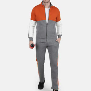 Vente en gros OEM survêtement en polaire XL pour hommes, conception personnalisée de haute qualité, impression de logos et de lettres, ensembles de mode épaississement du col en O - Product Image 5