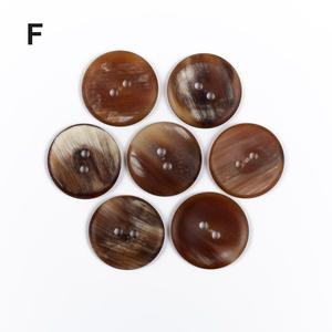 Boutons en corne de buffle naturelle, finition colorée, pour accessoires vestimentaires, haute qualité - Product Image 5