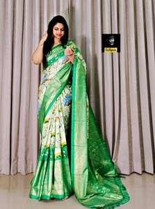 Priya suave pura seda dola distribuidores al por mayor de Sari en Hyderabad - Product Image 2