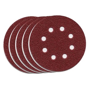 5 disques abrasifs en papier pour meuleuse murale 225 mm Art.Sta39297-Xj - Product Image 1