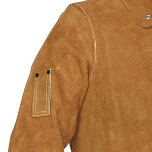 Chaqueta de Trabajo de Cuero para Soldadura, Resistente al Fuego, de Cuero Vacuno Reforzado, para Hombre y Mujer, Marca Quick Leather - Product Image 5