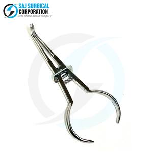 Fórceps de abrazadera de presa de goma perfecta, acero inoxidable alemán para dentistas, higienistas, juego Dental certificado CE, instrumento quirúrgico CE - Product Image 1