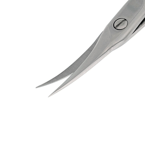 Ciseaux à bords tranchants fins de style unique Nouveau design Mini ciseaux à cuticules de forme ronde avec vis de tension réglable - Product Image 5