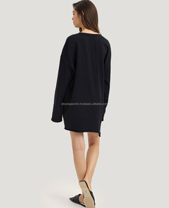 Sudadera con capucha de lana de algodón de alta calidad personalizada de gran tamaño, diseñador de marca de moda, Sudadera con capucha con estampado de logotipo 3D para mujer - Product Image 2