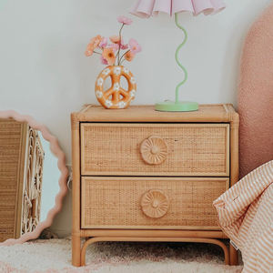Prix de gros armoire naturelle pour bébé armoire à tiroir pour tout-petits armoire d'organisation pour enfants avec 2 tiroirs - Product Image 2
