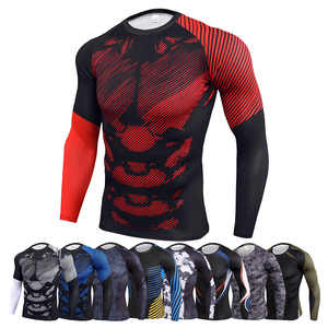 OEM Custom Upf50 + Rash Guard à manches longues pour hommes High Tech Camo Style New Custom Made Premium Quality Men's Mma Rash Guard 2024 - Product Image 6