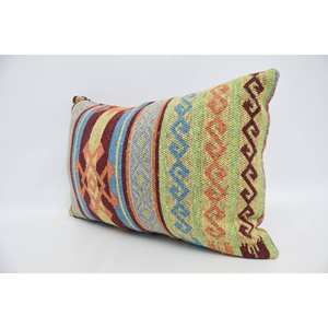 Cojín de lino tejido de almohada de lana geométrica bohemia de lujo de 18x18 con patrón cuadrado Vintage para decoración de hogar y sofá granate - Product Image 4