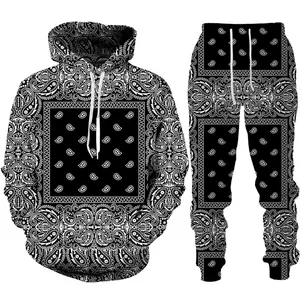 3d baskılı erkek eşofman erkek erkek seti Hoodies pantolon kalın pantolon iki parçalı kazak tişörtü rahat Streetwear