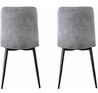 Ensemble de table à manger de qualité supérieure avec 4 chaises confortables en similicuir pour restaurants ensemble de chaises de salon de cuisine