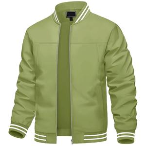 Chaqueta Universitaria Personalizada Bordada de Moda para Hombre, Cuello Alto, Logotipo Frontal, Elegante, Duradera, Impermeable, Ecológica y Acolchada - Product Image 1