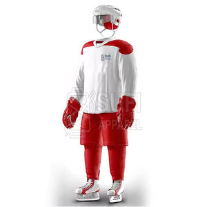 Uniformes de Hockey sobre Hielo de la Mejor Calidad para Hombres Adultos - Servicio OEM 100% Poliéster Ecológico Transpirable de Secado Rápido Colores Personalizados - Product Image 4