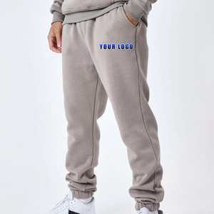 Pantalones Jogger de Corte Holgado de Primera Calidad para Hombre, Logotipo Bordado Personalizado, Color Sólido, Pantalones Lavados para Hombre - Product Image 3