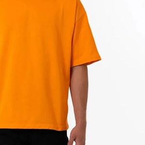 Wholesale Custom Design T <b>Shirt</b> Waffle Boxy High Quality 100% Cotton <b>Fleece</b> Blank <b>Men</b> Plain Casual Women Printed T <b>Shirts</b> - Product Image 5