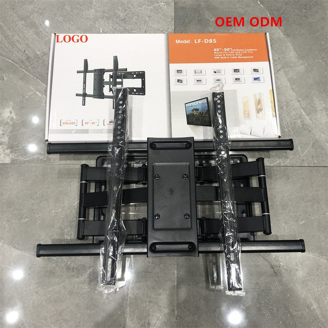 Heavy Duty Load Capacity 80kg Full Motion TV Mount Wall Bracket 40-90inch LED Flat Screen Holder Support TV Wall Mount