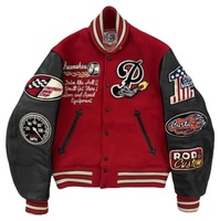 Nouvelle arrivée, veste varsity en toile pour homme, matériau authentique, haute qualité, personnalisable, doublure en polaire sur le devant, hiver, vente chaude, prix bas