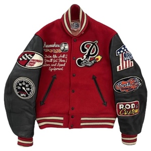 New Arrival Genuine Material <b>Top</b> Quality Men's Varsity Jacket Best Design Customizable Hot Selling Winter Jacket at <b>Low</b> Prices - Product Image 1