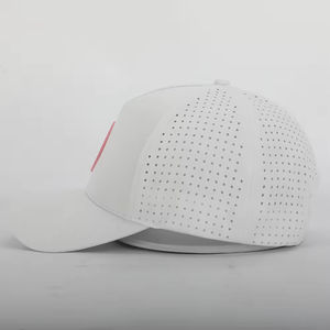 Gorra de Béisbol Trucker Lisa de Alta Calidad al por Mayor OEM, Ajustable, Deportiva, de Viaje, con Logotipo Personalizado, Perforada con Láser, Unisex - Product Image 3