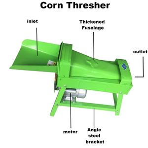 Мини-машина для измельчения кукурузы, полностью автоматическая машина для измельчения кукурузы, электрическая молотилка для кукурузы, сельскохозяйственная техника 220 В - Product Image 3