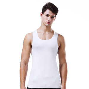 Tank <b>Top</b> Heat-Transfer Printed Breathable Knitted Beach Fitness Clothing Casual Cotton Custom Logo - Product Image 2