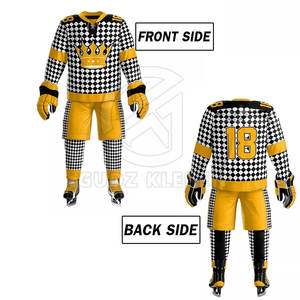 2025 personnalisé uniforme de Hockey sur glace de Sublimation de haute qualité en gros pas cher prix uniforme de Hockey sur glace pour les hommes - Product Image 6