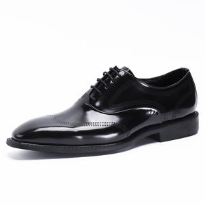 Chaussures Oxford en cuir pour homme, classiques, formelles, à lacets, résistantes à l'usure, chaussures habillées - Product Image 2