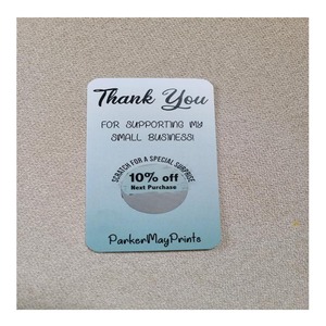 Tùy chỉnh dập nổi hiệu ứng tại chỗ UV in ấn thân thiện với môi Xổ Số <span class=keywords><strong>Scratch</strong></span> Off thẻ màn hình in kraft giấy bù đắp giấy các tông - Product Image 3