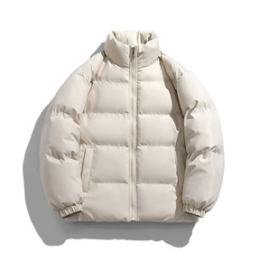 Custom Men's High Street Reversible Puffer <b>Jacket</b> Stand Collar Lightweight <b>Packable</b> Bubble Winter Waterproof Windproof - Product Image 2